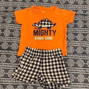 Two piece shirt and short